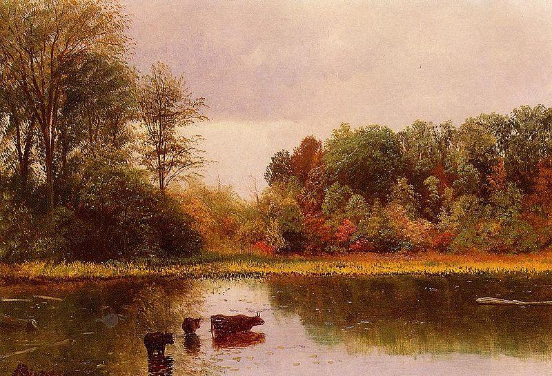 Albert Bierstadt Albert Bierstadt's art oil painting image